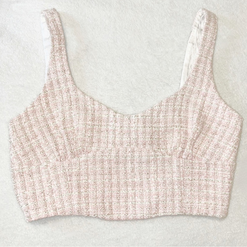 Zara Tweed Top